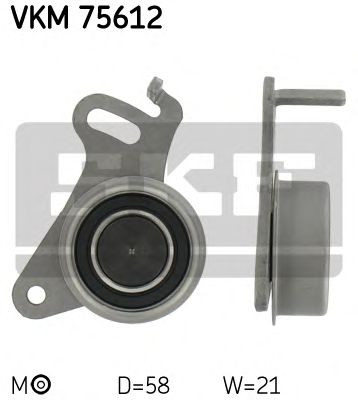 VKM 75612 SKF Ролик модуля натягувача ременя1